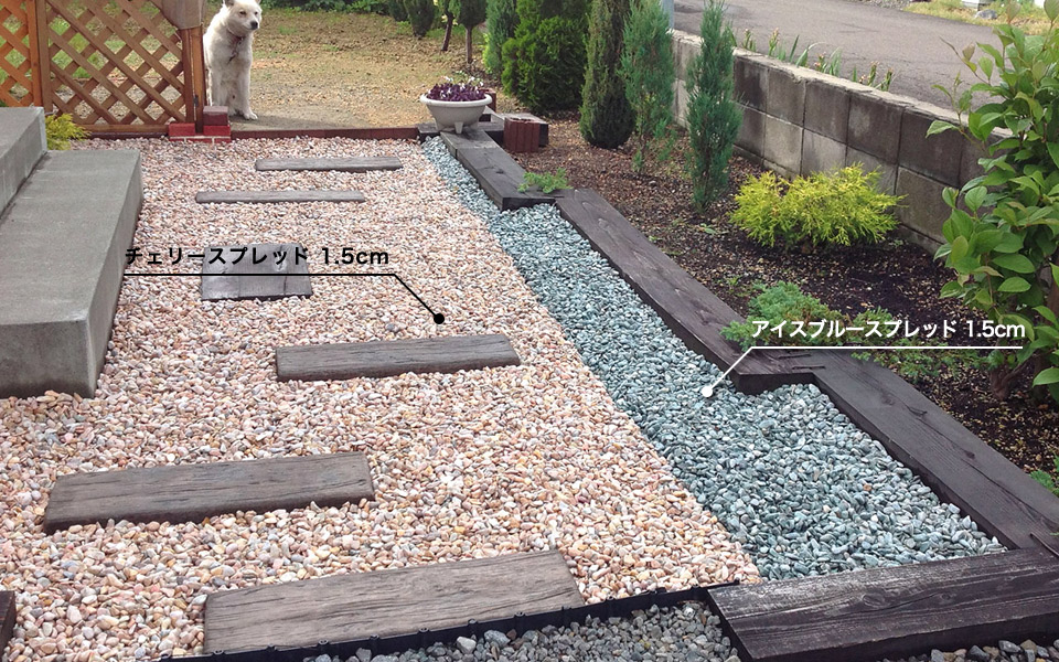【BIKIZ様専用】砂利保護材マット2m x 10m、高さ5cm　砂利敷きマット
