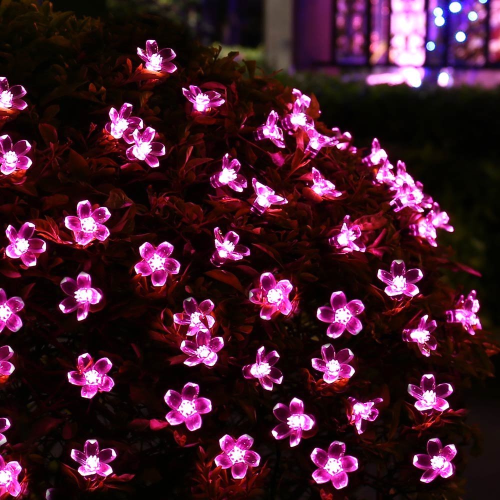 LEDイルミネーション 桜 さくら 10m 100球 ストレートライト コントローラー付き 防雨 クリスマス ライト 電飾 飾り