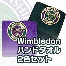 Wimbledon(ウィンブルドン) オフィシャル商品 ハンドタオル 2色セット