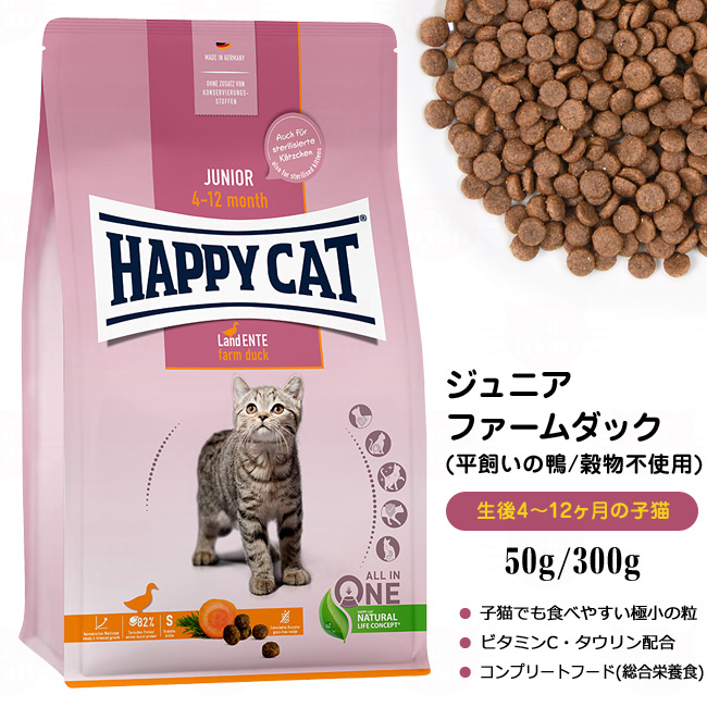 HAPPY CAT ハッピーキャット 子猫用 ジュニア ファームダック (平飼いの鴨 / 穀物不使用) 4kg (40064) (旧センシティブ  グレインフリー ジュニア) :7u014-003:56nyan 猫用品ゴロにゃんヤフー店 - 通販 - Yahoo!ショッピング
