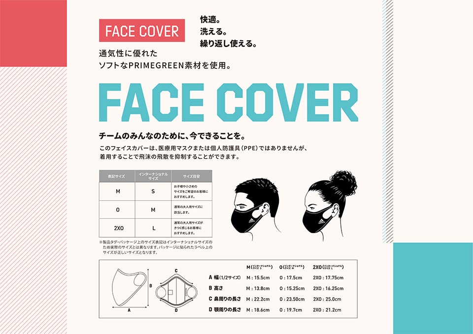facecover 仕様説明
