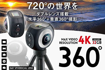 360°パノラミックカメラ