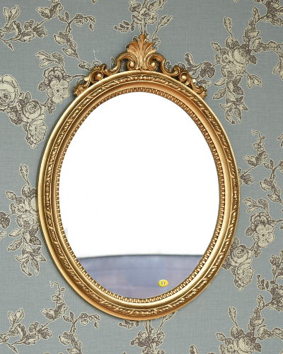 イタリア製 ミラー 壁掛け ウォールミラー ゴールド 鏡 ヨーロピアン 