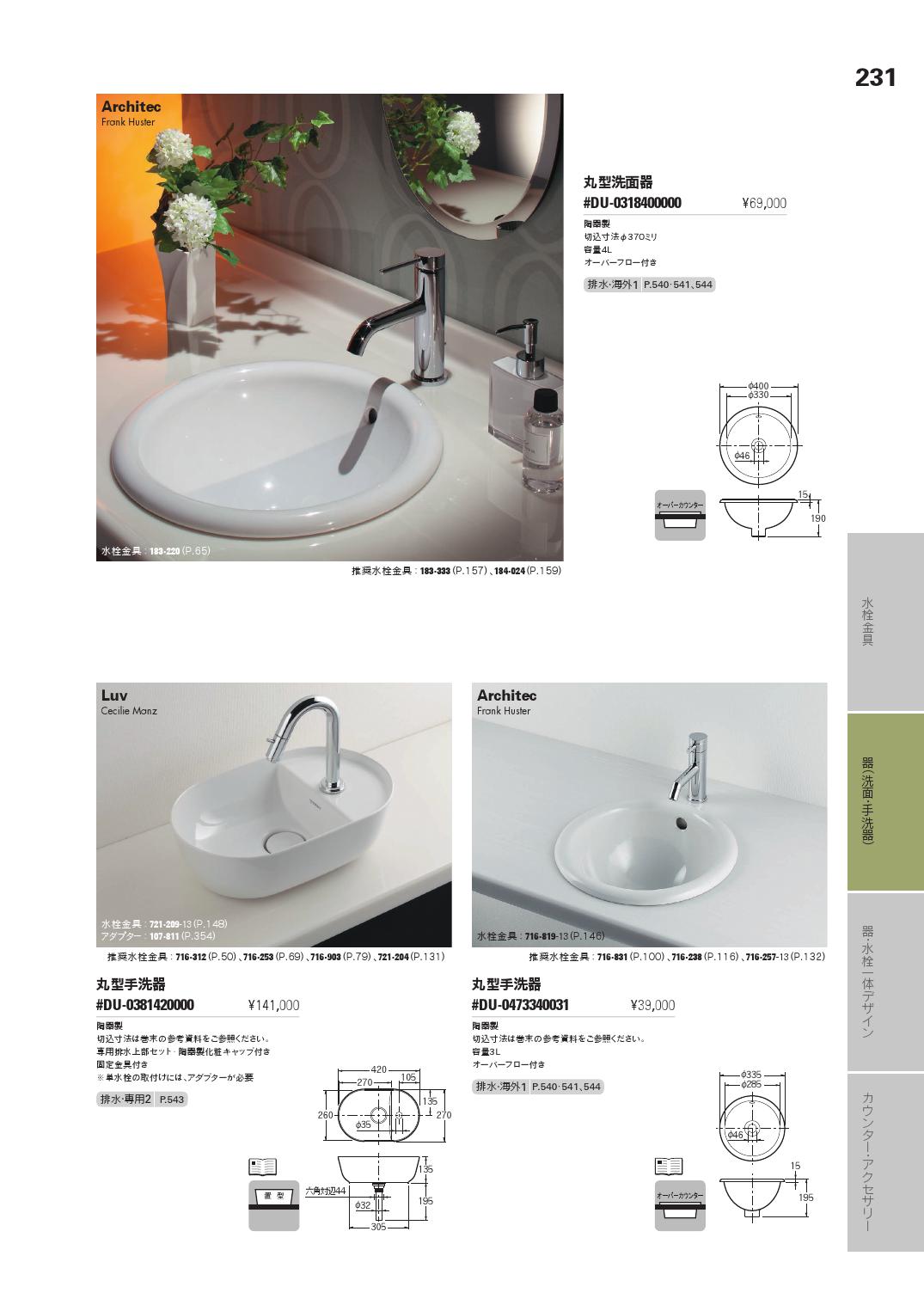 73％以上節約 #DU-0473340031 カクダイ 丸型手洗器 〇