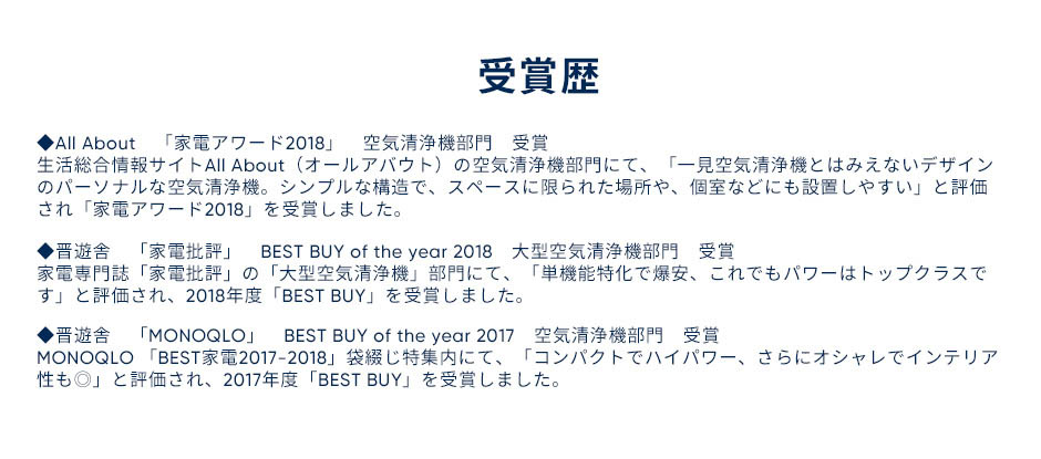 「家電批評」BEST BUY of the year 2018