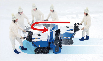 除雪機の選び方,小回りが利き狭い場所での除雪作業を協力にサポート