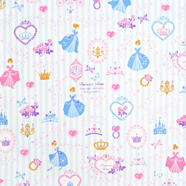 子どもエプロン 100〜120cm プリンセスドレスで彩るパウダールーム ストライプ 子供 エプロン 三角巾 セット ゴム キッズ