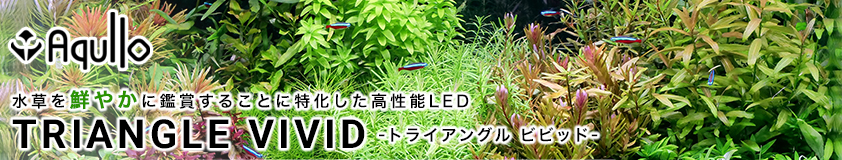 アクロ　ＴＲＩＡＮＧＬＥ　ＬＥＤライト　ＶＩＶＩＤ　４５０　水草育成　照明　水槽　熱帯魚　アクアリウム　沖縄別途送料 - 0