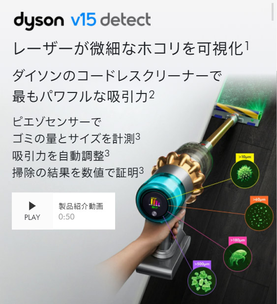 ダイソン Dyson V15 Detect Absolute Extra サイクロン式 コードレス 