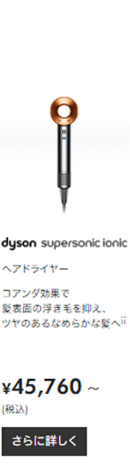 直販限定 収納スタンド付】ダイソン Dyson Supersonic Ionic (ブラック 