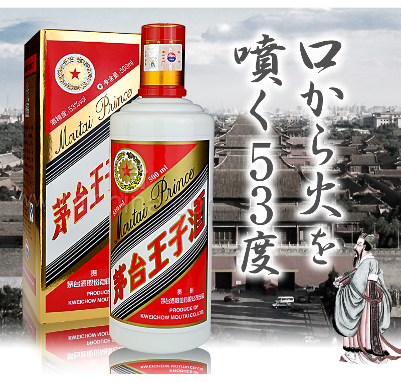 貴州茅台酒 マオタイ酒 MOUTAI 53度 500ml 中国 白酒-