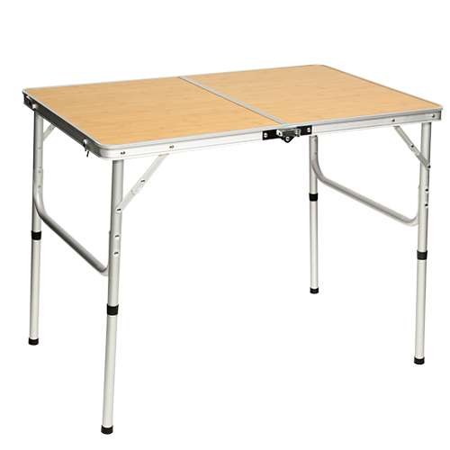 折りたたみ テーブル 90×60cm アウトドア イベント用  バンブー AL2FT-90 