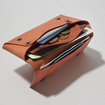 ファブリック コンパクト設計の長財布 