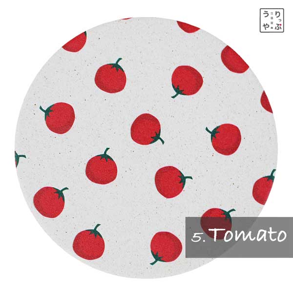 コースター 珪藻土 FUN FRUIT トマト | Tomato