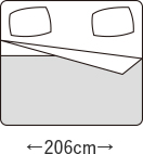 ←206cm→