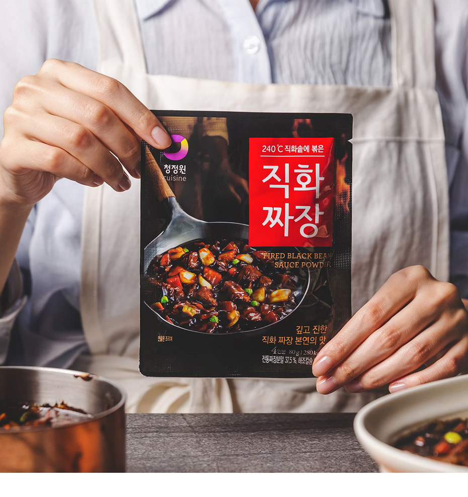 『清浄園』直火ジャジャン粉末(80g・4人前)ジャジャンの素 ジャジャン麺 ジャジャンご飯 韓国調味料 韓国食材 韓国食品スーパーセール ポイントアップ祭