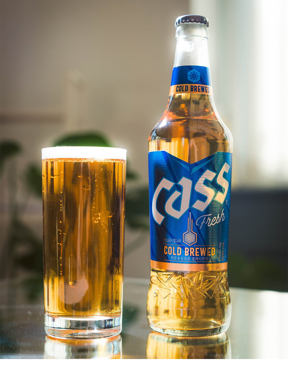 最高級のスーパー OB CASS カス瓶ビール 1箱 500ml×12本 カスビール 韓国お酒 韓国ビール