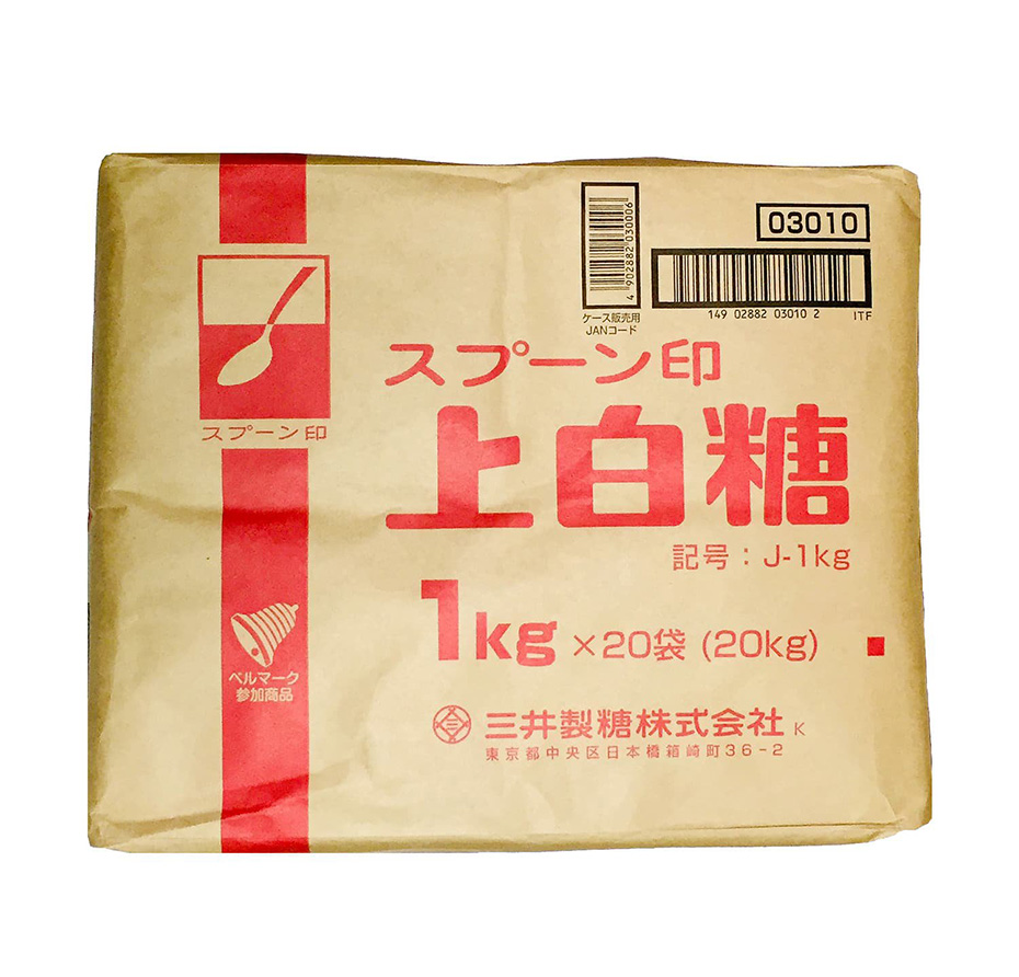 スプーン印] 上白糖 /1kg×20袋（計20kg） 1俵 業務用 何にでも合う万能砂糖 : et085 : いいとこショップ - 通販 -  Yahoo!ショッピング