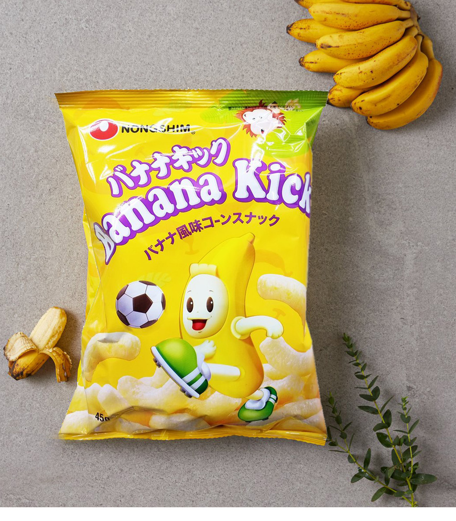 農心] バナナキック バナナ味コーンスナック 45g スナック 韓国お菓子 :ns025:いいとこショップ 通販 