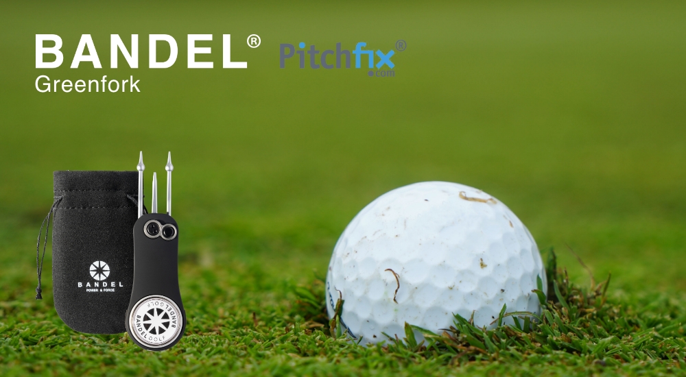 バンデル ゴルフ BANDEL グリーンフォーク Golf×Pitchfix Greenfork BG-GF001 ゴルフグッズ ディポットツール  ボールマーカー付き ピッチフィックス ラウンド用品、アクセサリー
