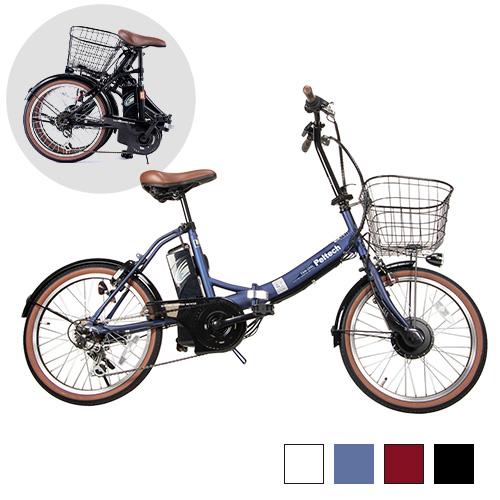【PELTECH】折たたみ電動自転車20インチTDN-206