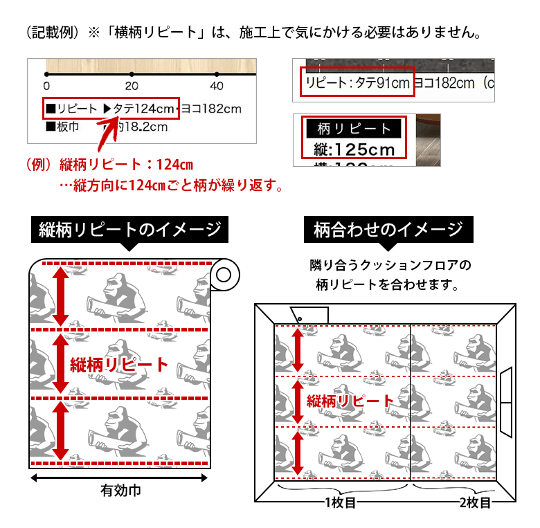 柄リピートのイメージ