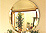 鏡 ミラー 壁掛け鏡 ウォールミラー クリスタルミラー シリーズ（一般空間用） クリアーミラー デラックスカットタイプ サークル（Circle）