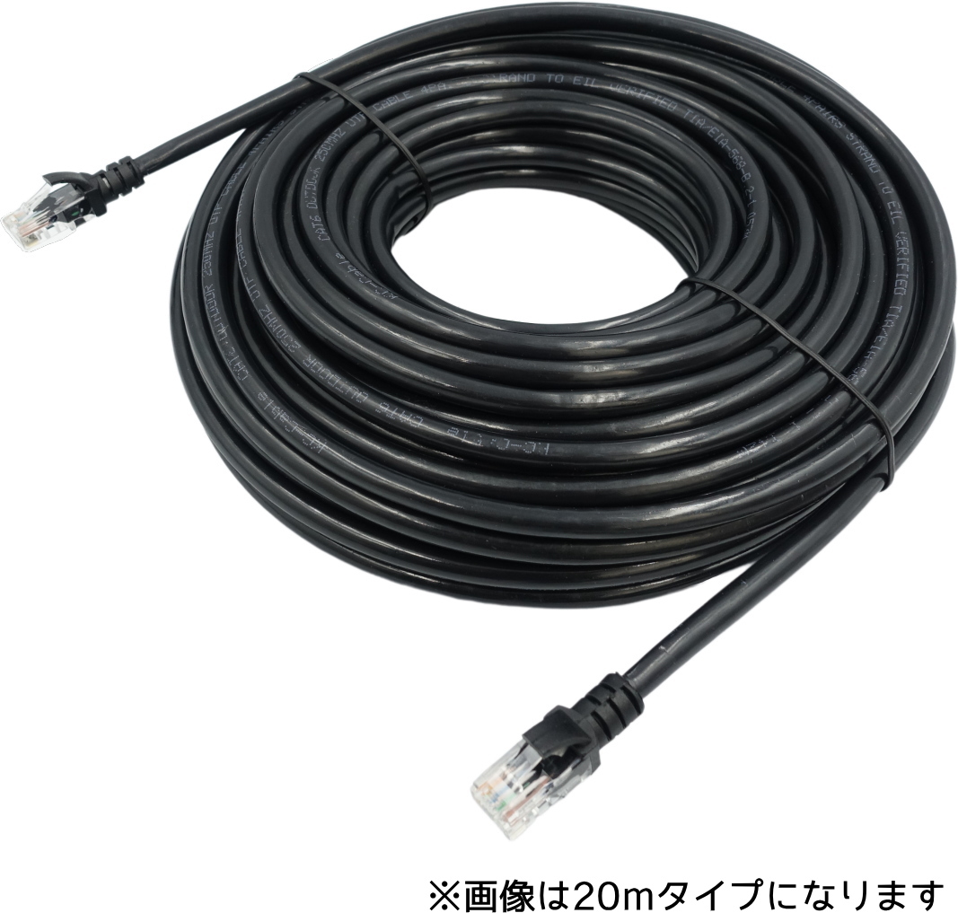 関西通信電線 屋外用LANケーブル Cat5e 100m巻 黒 UTP-C5E-W(0.5×4P)クロ×100m - 3
