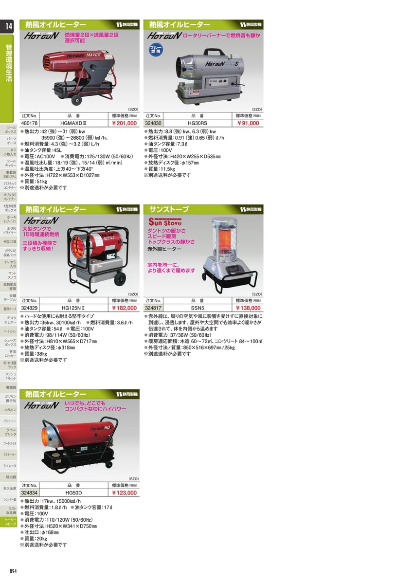 HG50D (324834)】 《KJK》 静岡製機 熱風スポットヒーター HOT GUN ωο0 :24810103:KJK - 通販 -  Yahoo!ショッピング