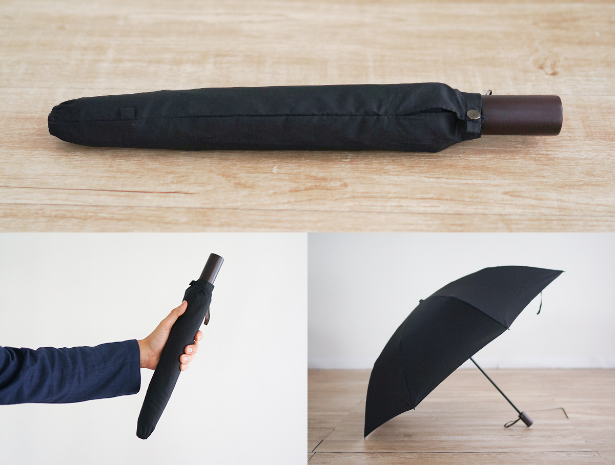 きれいな形になるクラシックな二段折傘