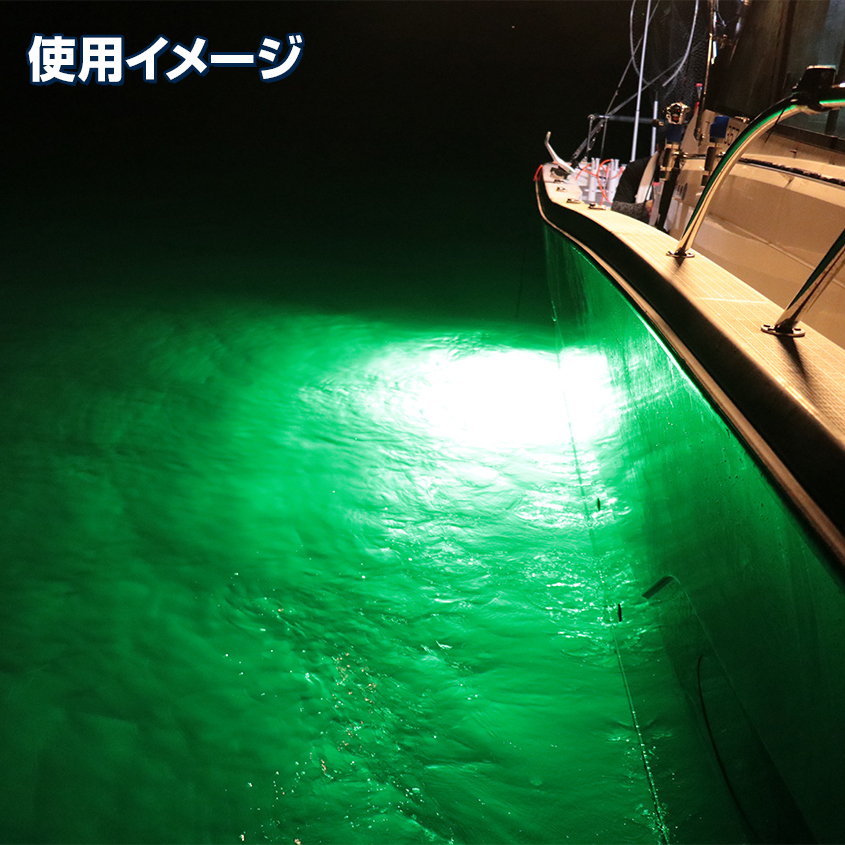 集魚灯 水中 ライト グリーン 100v AC専用 600w 水中集魚灯 トビウオ 