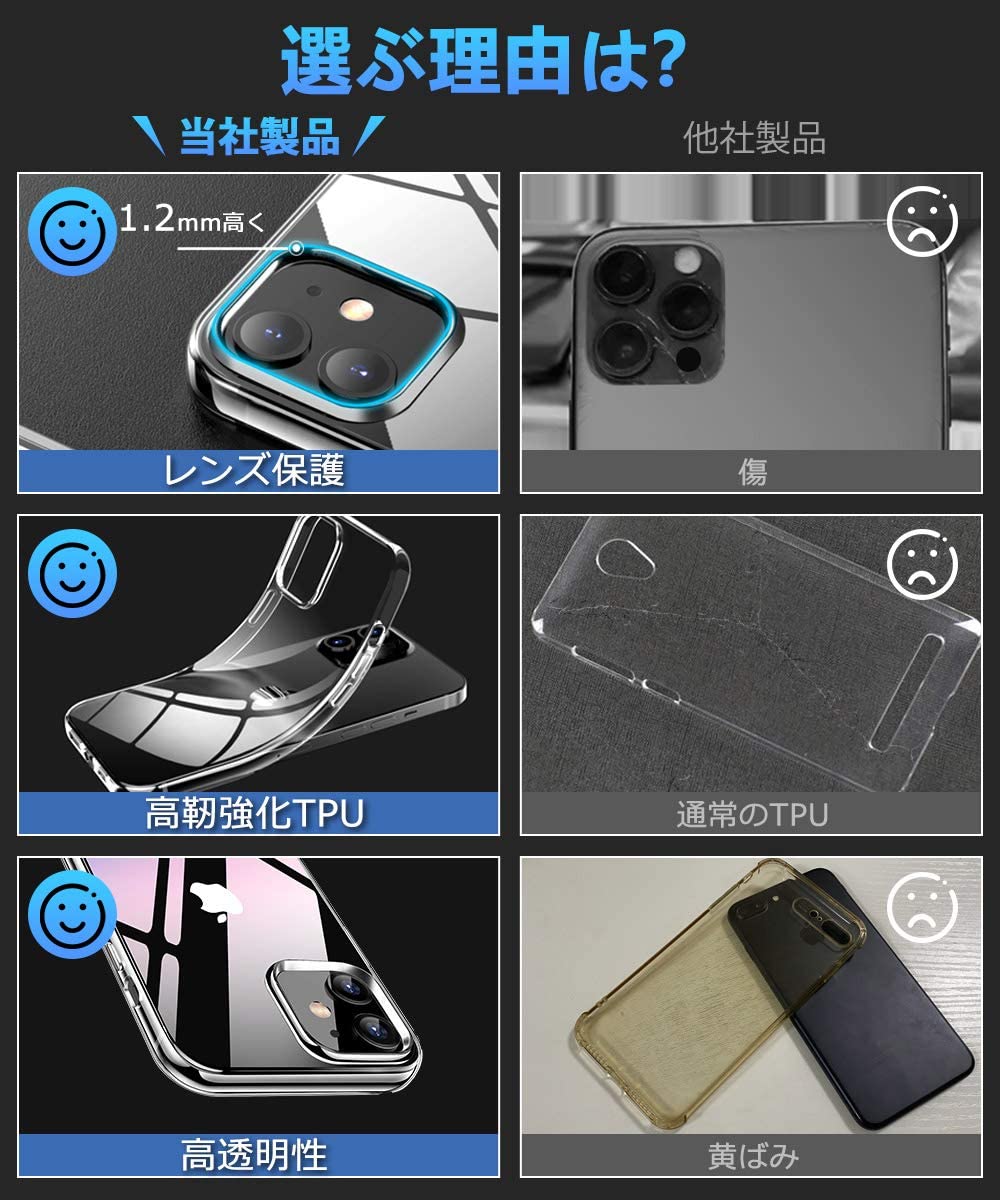 iPhone 12 ケース mini 12pro 12promax ケース キズ防止 スマホ ...