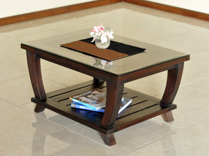 ローテーブル アジアン家具 チーク無垢材 おしゃれ 幅90 木製 バリ 