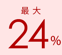最大24%
