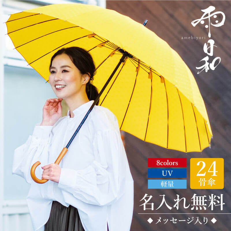 雨日和 - amebiyori - 24本骨傘