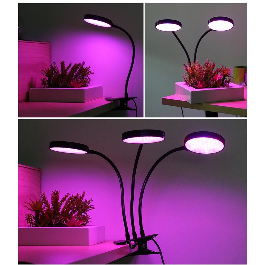 植物育成ライト LED 植物ライト 円盤1灯式 室内栽培ランプ タイミング 