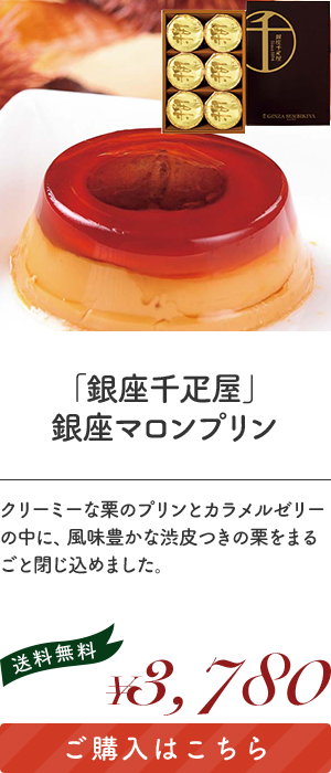 「銀座千疋屋」銀座マロンプリン 「PGS-052N」