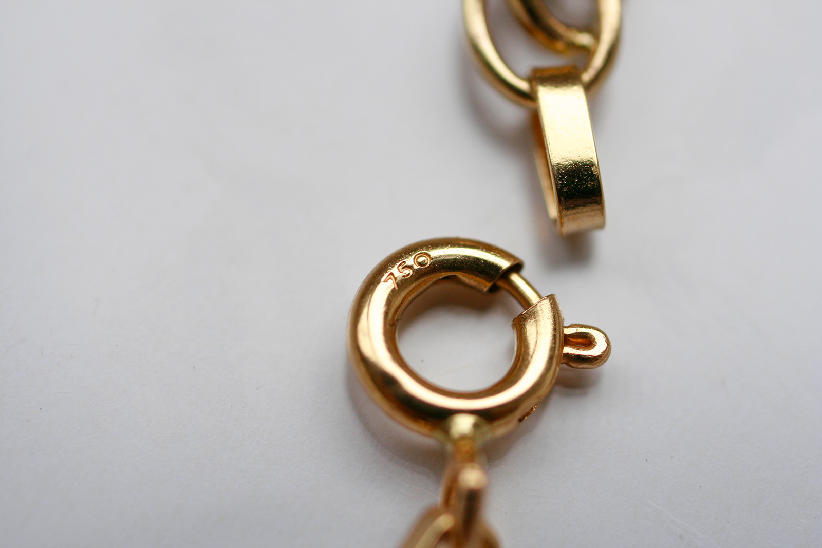18金デザインネックレス K18 ゴールド YG WG 42cm デザインネックレス 