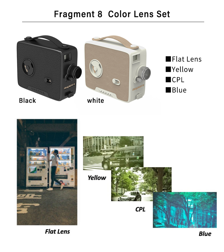 昭和レトロな動画が撮れる Fragment 8 Retro Camera Color Lens
