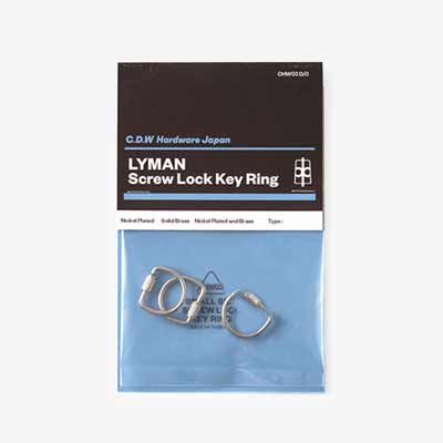 LYMAN Screw Lock Key Ring ライマンスクリューロックキーリング