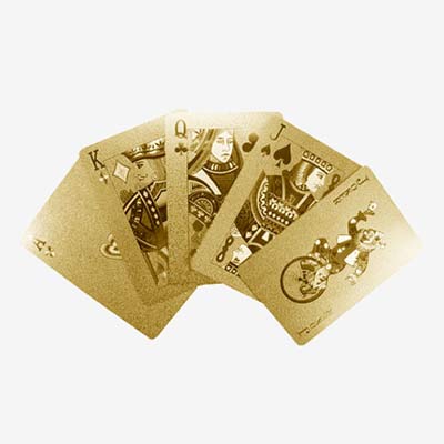 Playing Card Gold プレイングカードゴールド