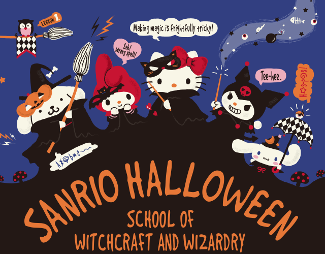 sanrio halloween school of witchcraft and wizardry
