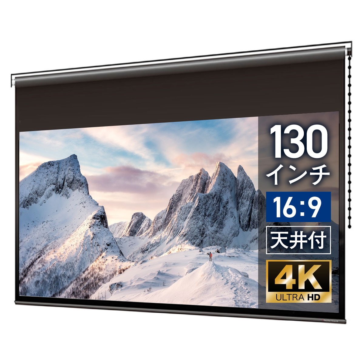プロジェクタースクリーン 140インチ(4:3) リア投影型スクリーン 日本製 RS-140 通販