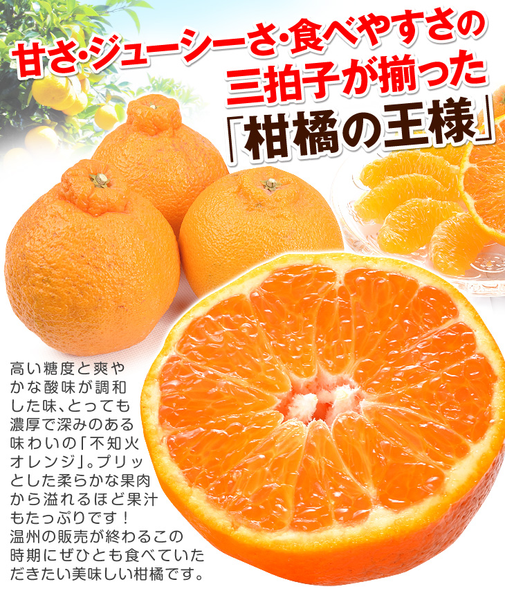 柑橘の王様不知火