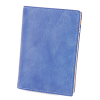 BAGGY PORT バギーポート　藍染めレザー 小銭入れ付き二つ折り財布 ZYS-096