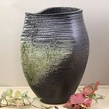 古陶変形花瓶