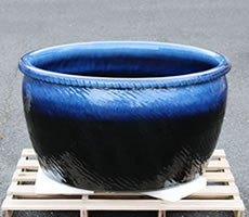 信楽焼の陶器浴槽 設置例