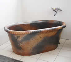 露天風呂　風呂　浴槽　陶器風呂　バスタブ　陶器風呂　壷湯　ツボ湯　信楽焼　しがらき