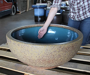 大きな手水鉢