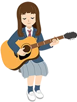 ギター女子イメージ画像